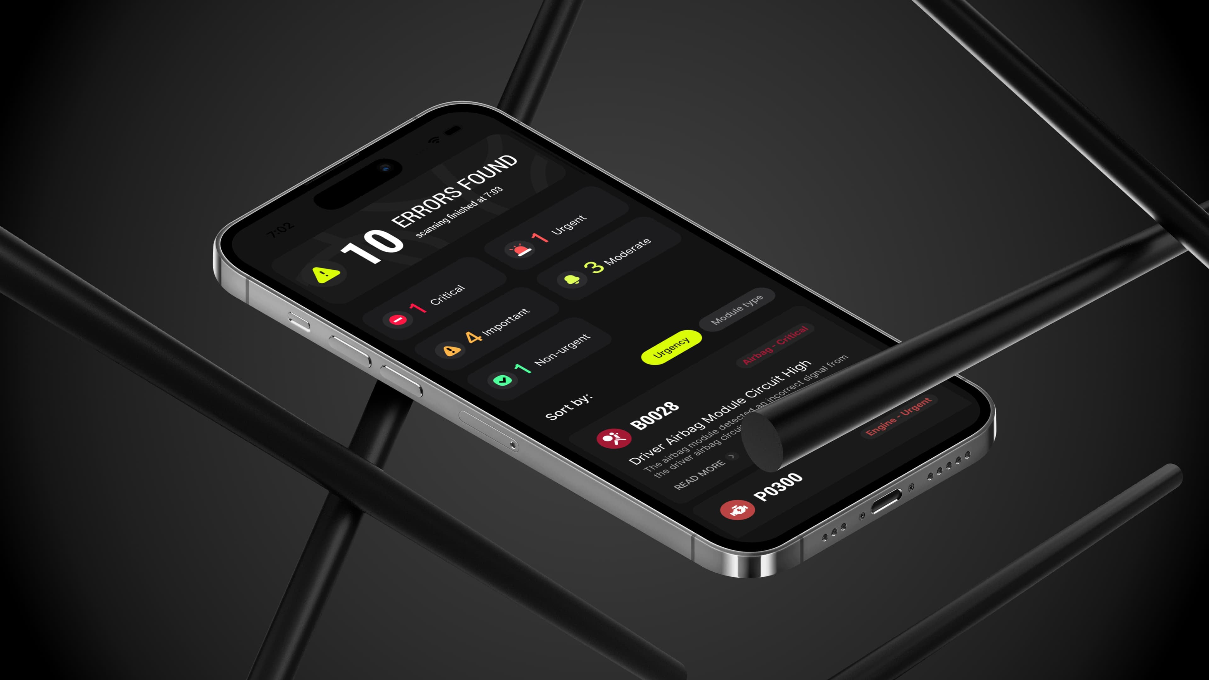 SKANR - סורק OBD2 עם AI SKANR - סורק OBD2 עם AI צילום מסך של האפליקציה